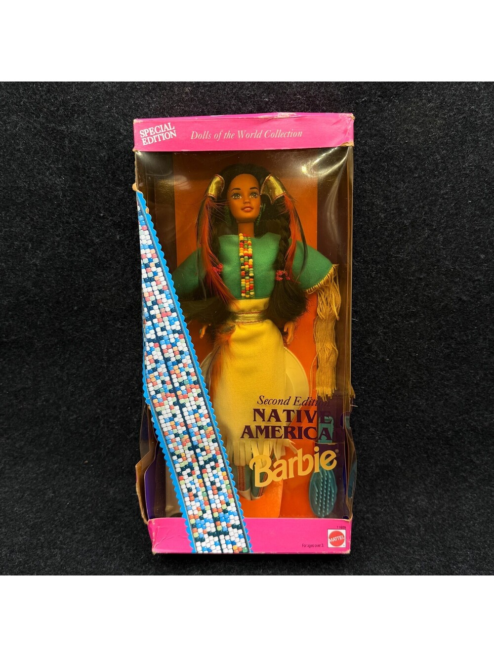 1993 Mattel Barbie Second Edition NATIVE AMERICAN #11609 Dolls of the World NEW